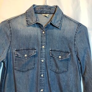Aeropostale super soft long sleeve denim shirt S